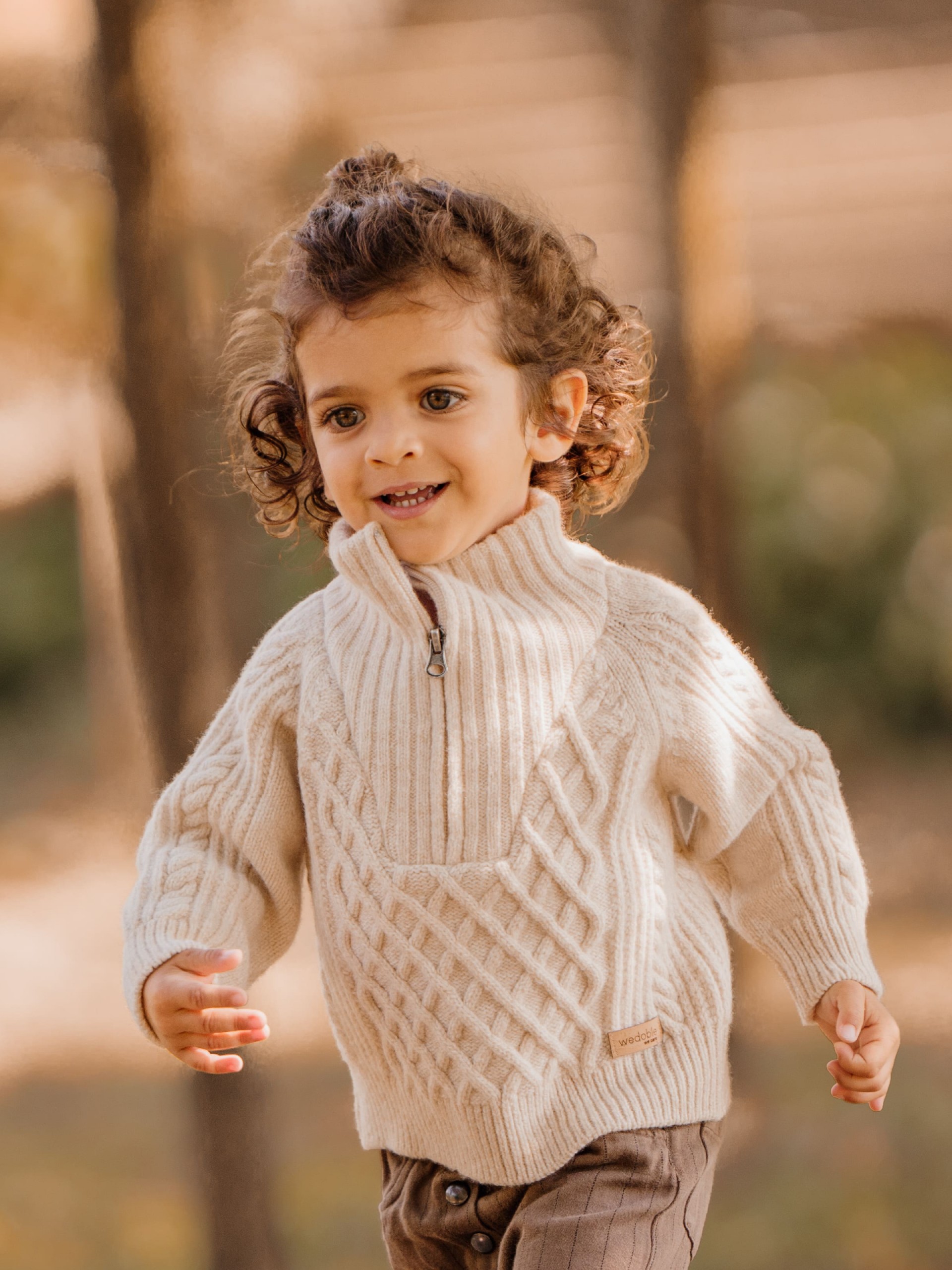 Knitted wool sweater