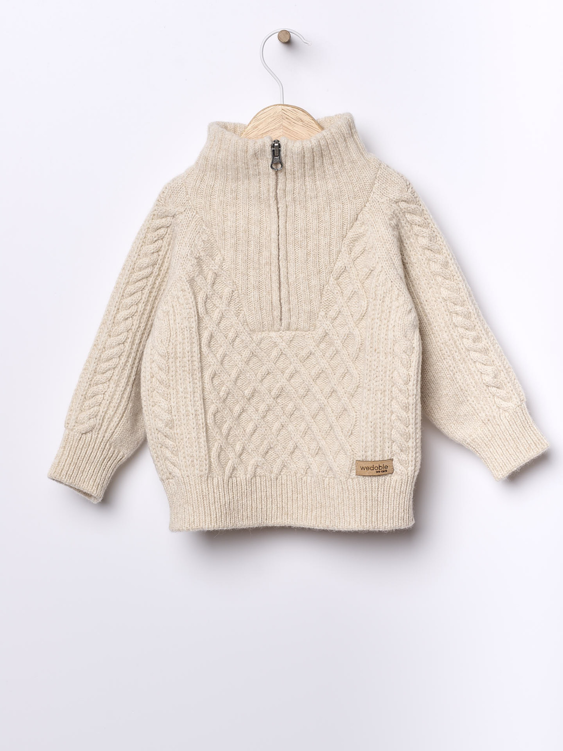 Knitted wool sweater