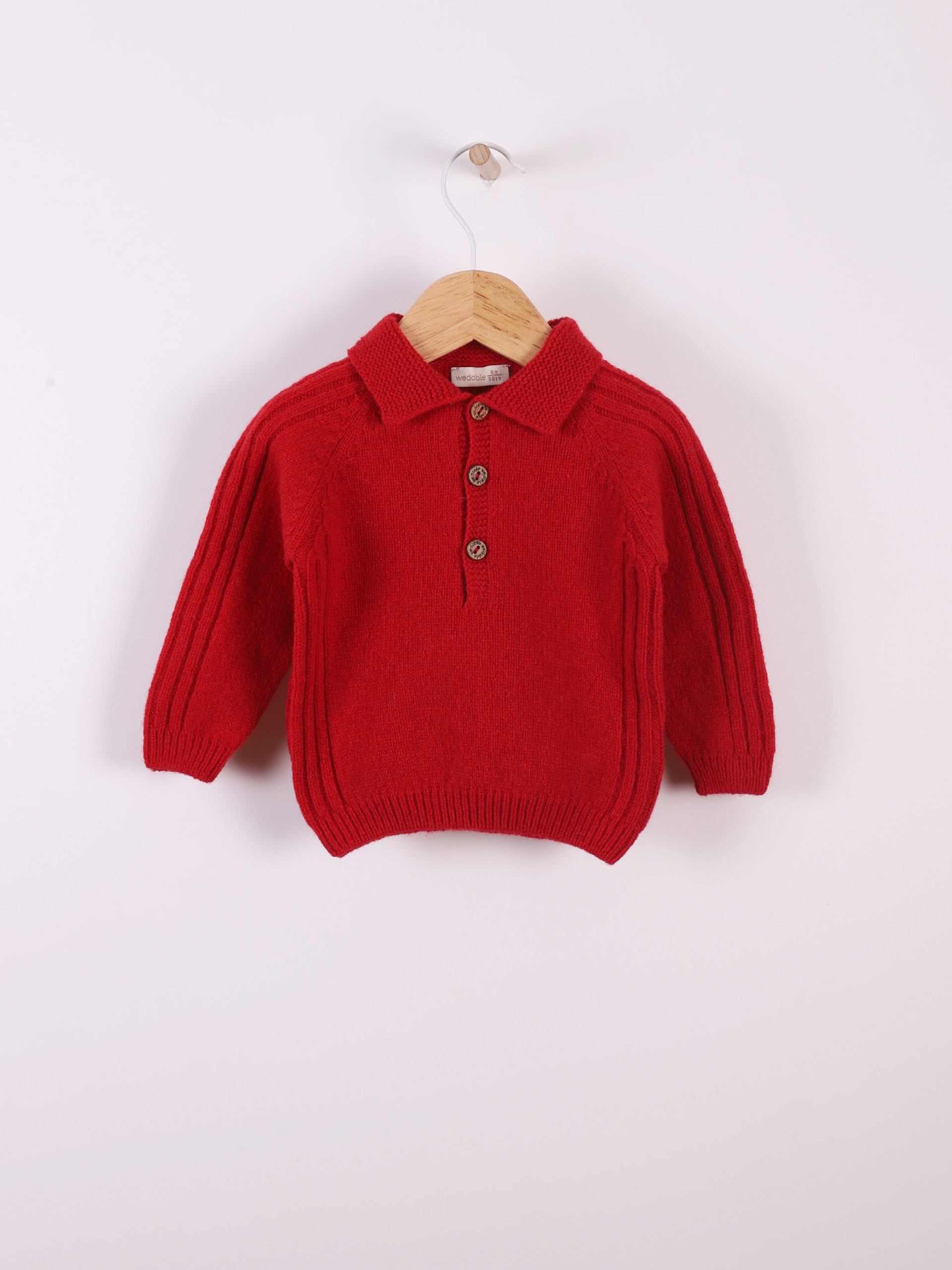 Knitted wool sweater