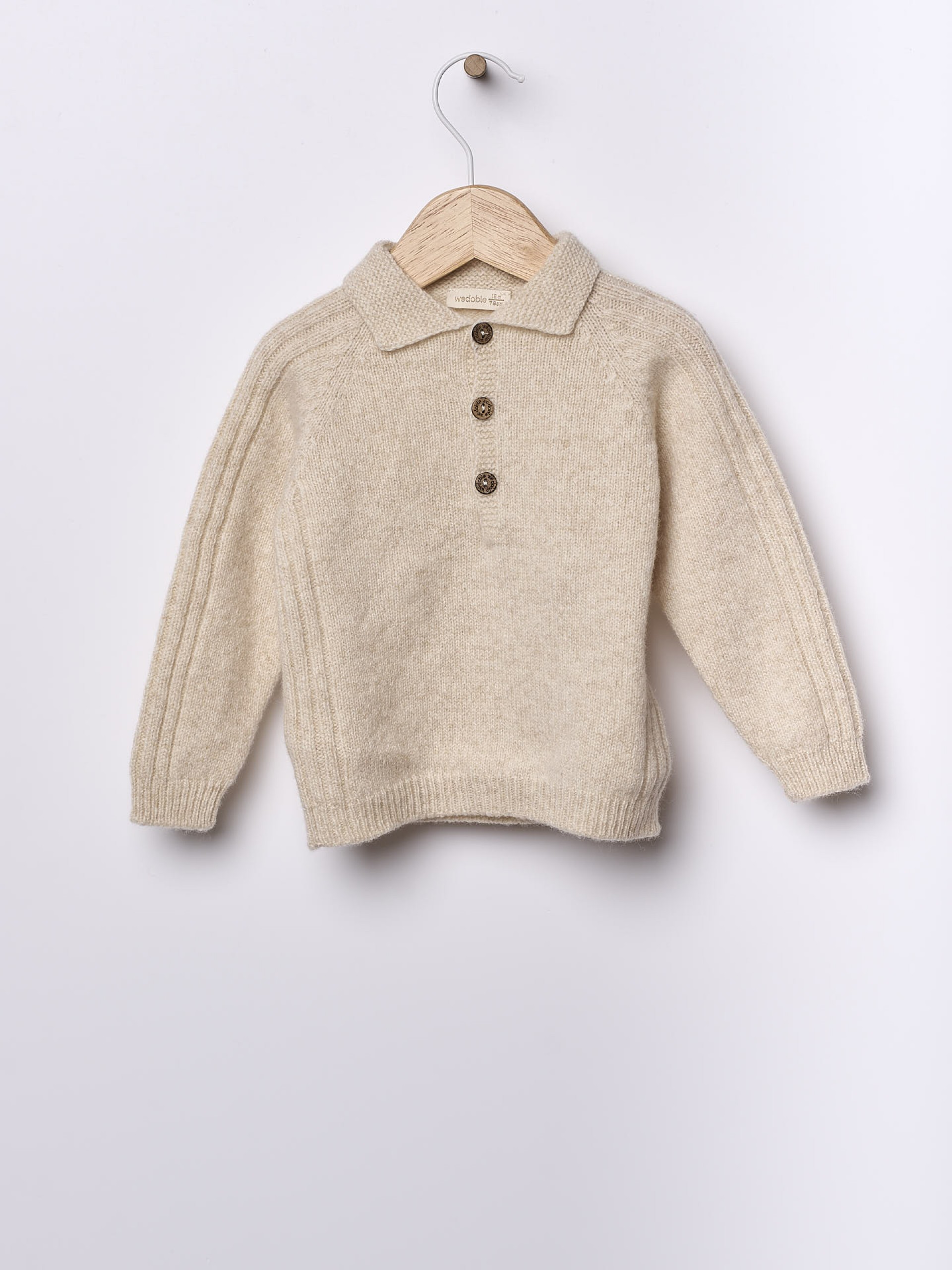 Knitted wool sweater