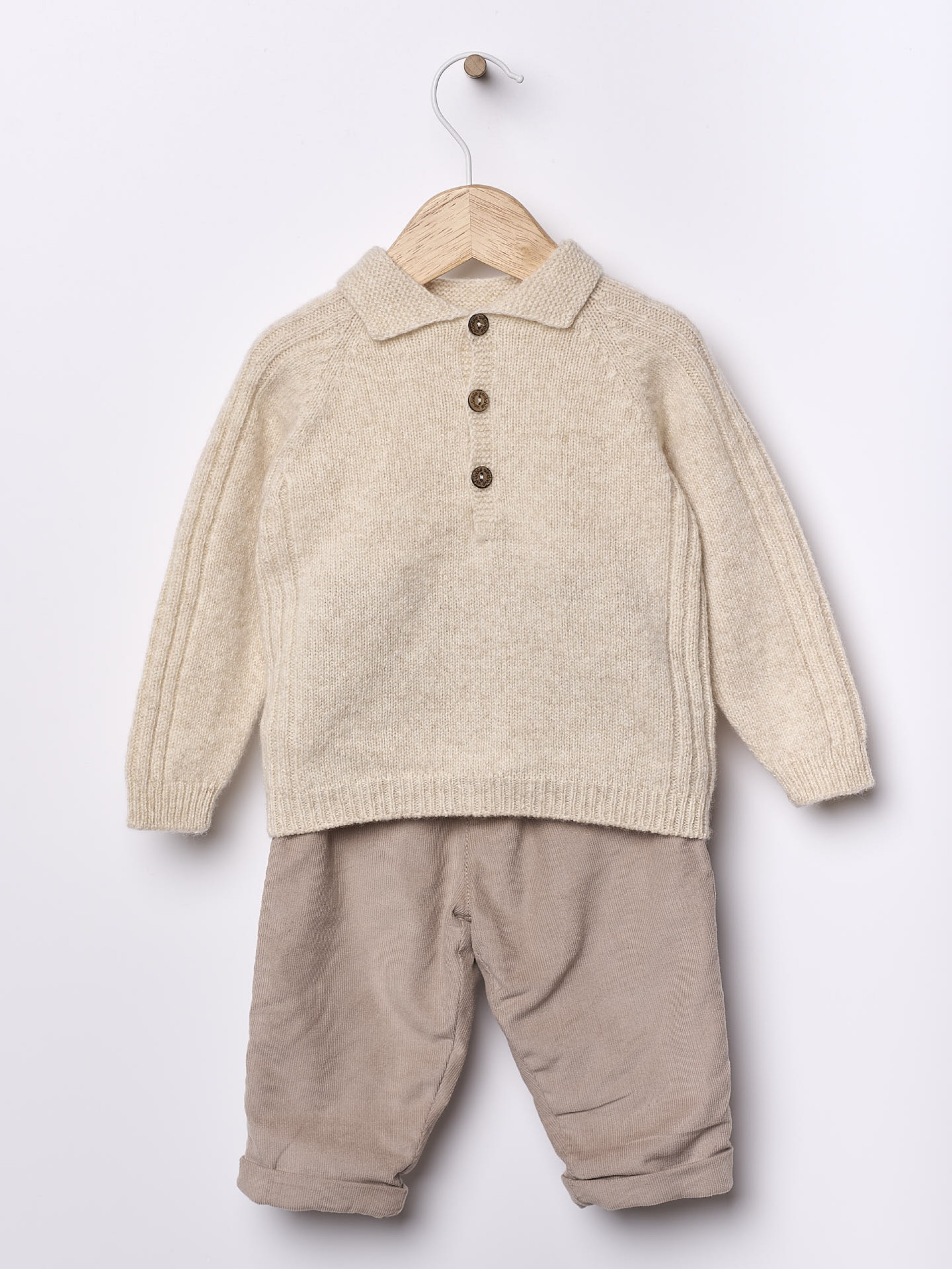 Knitted wool sweater