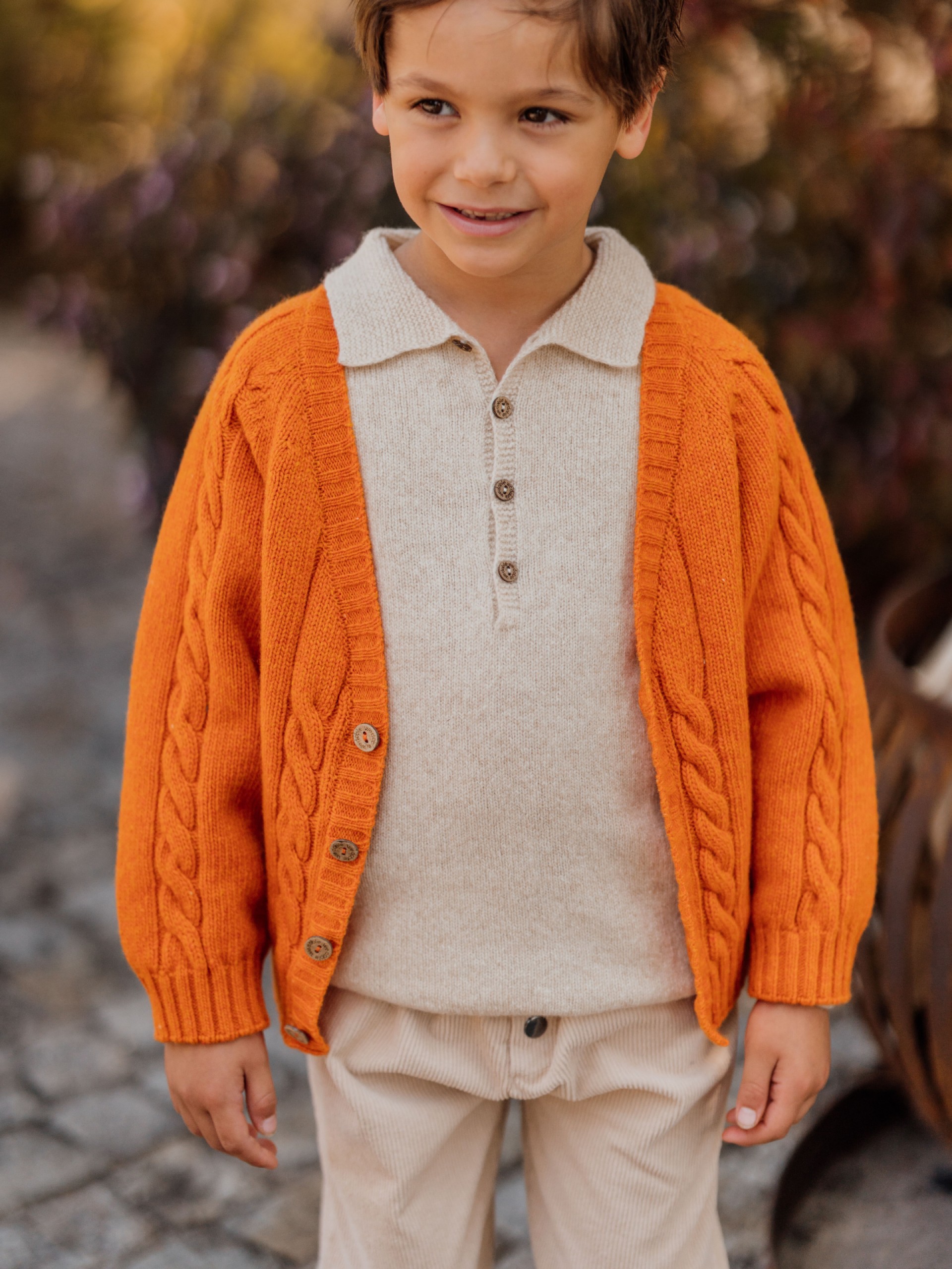 Knitted wool sweater