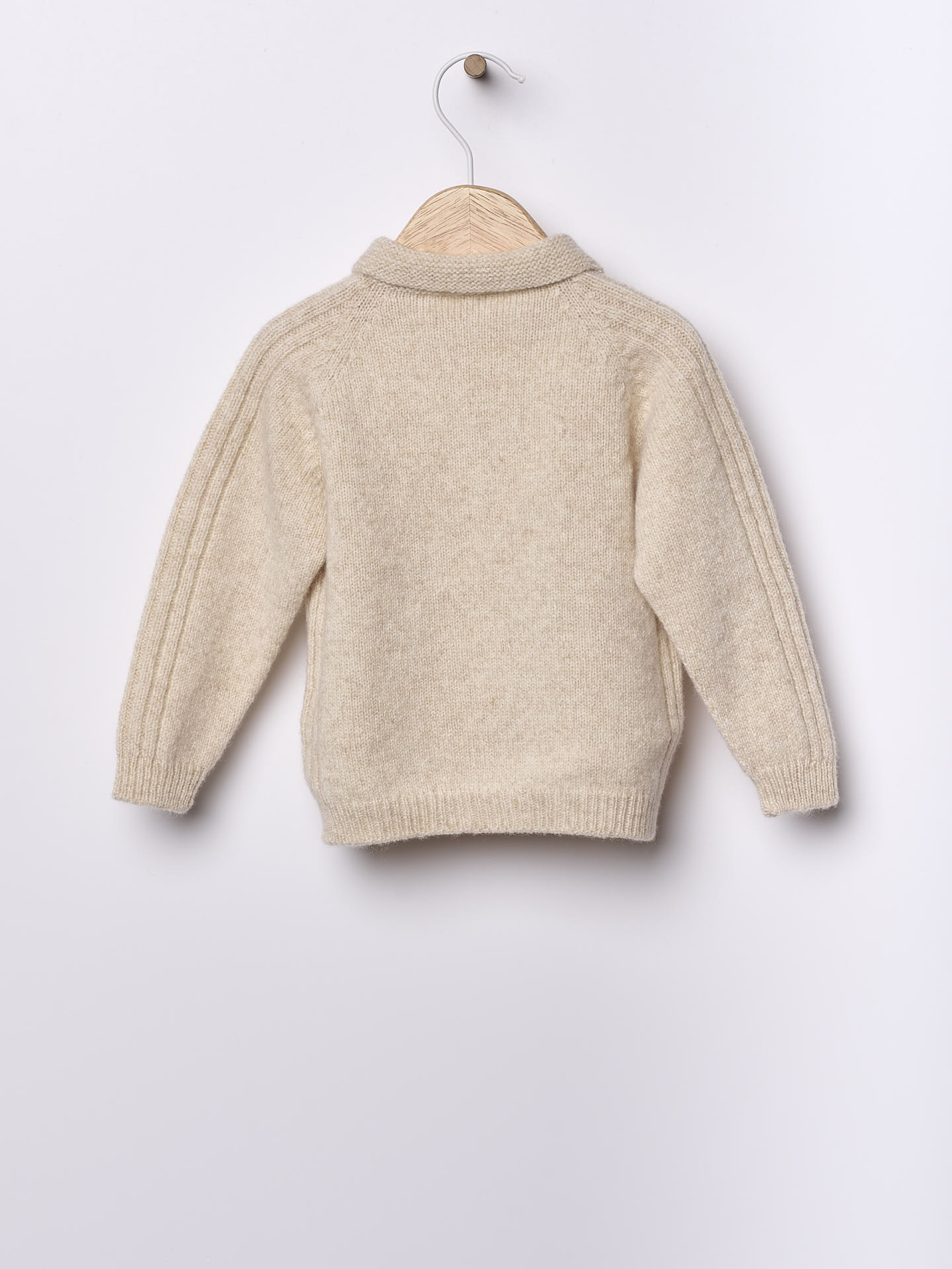 Knitted wool sweater