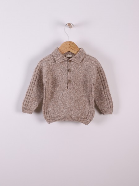 Knitted wool sweater