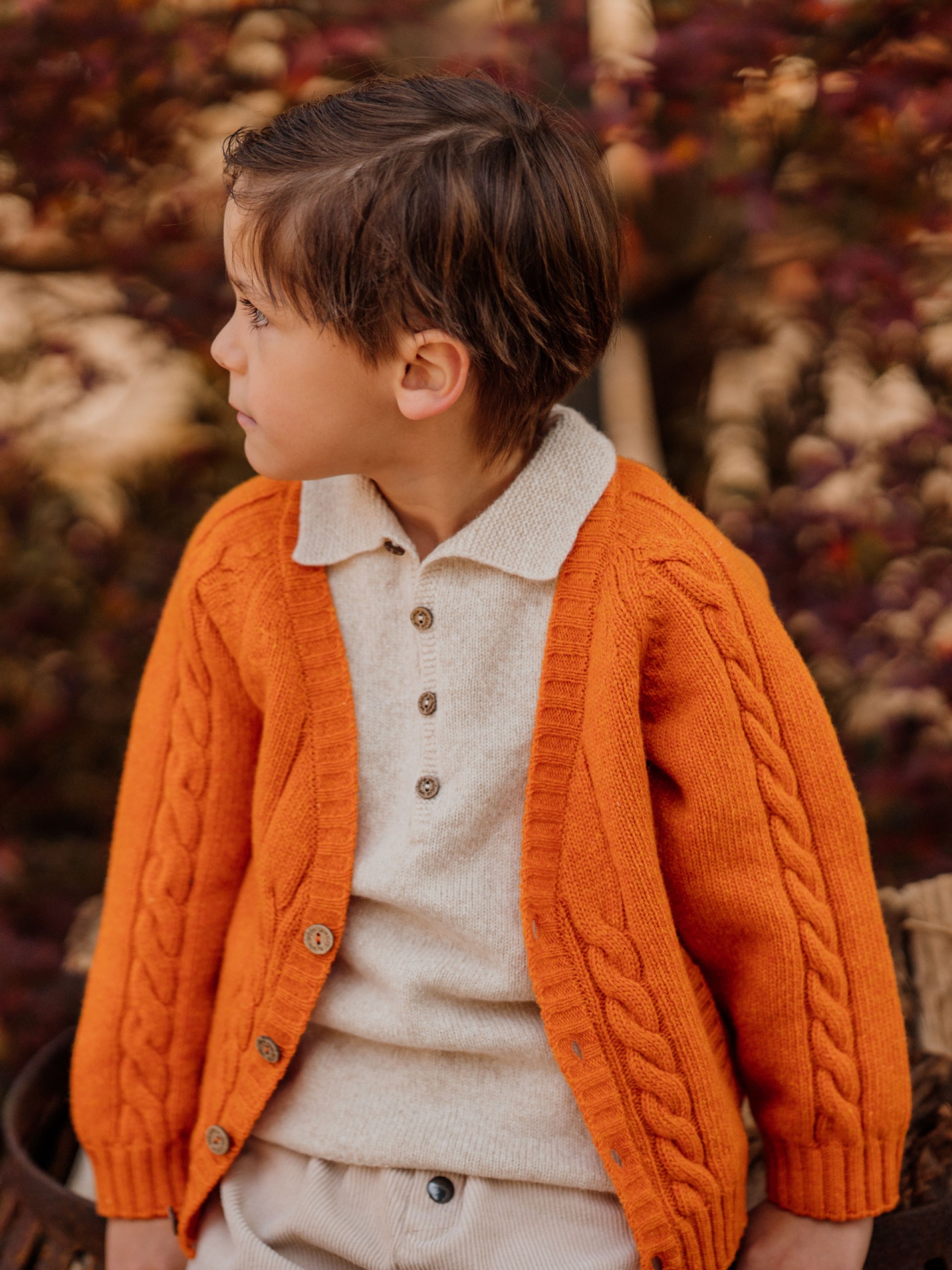 Knitted wool sweater