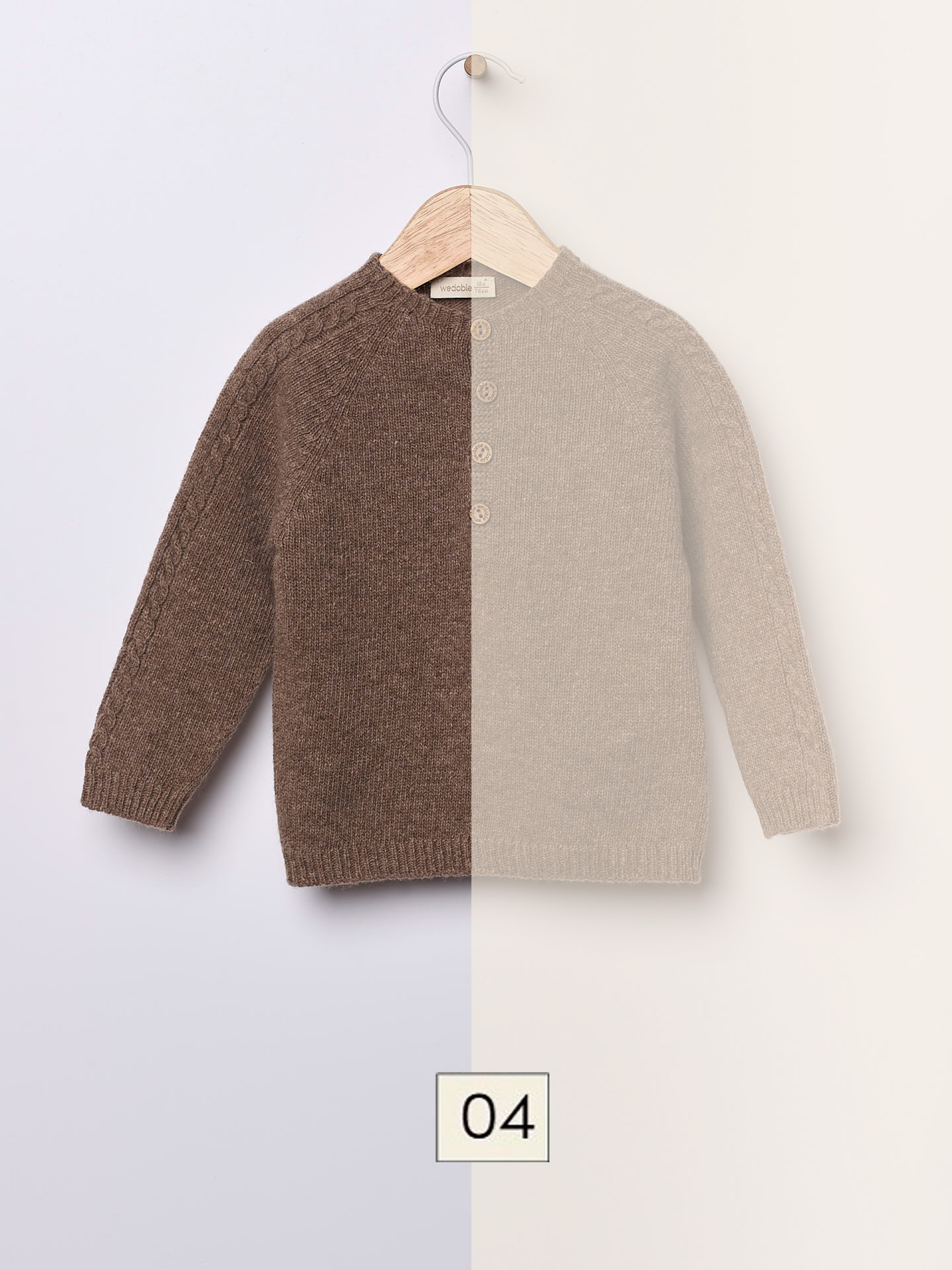 Camisola tricotada l?