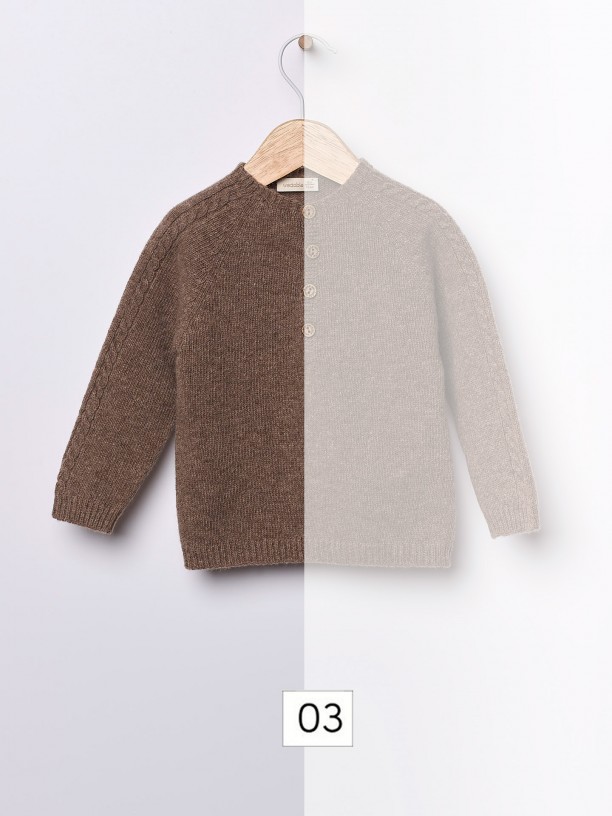 Knitted wool sweater Knitted wool sweater