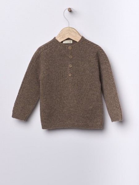 Knitted wool sweater