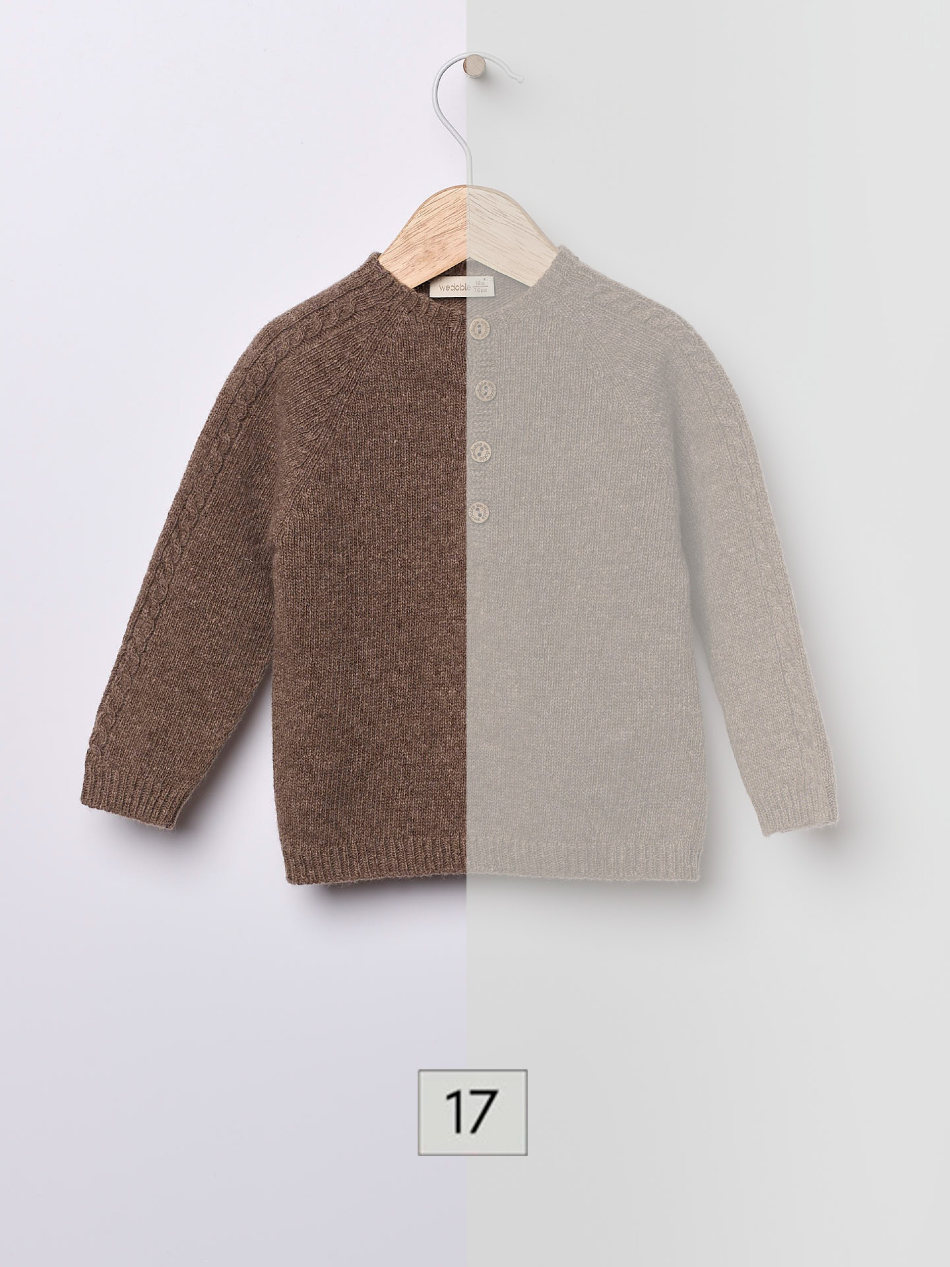 Camisola tricotada l?