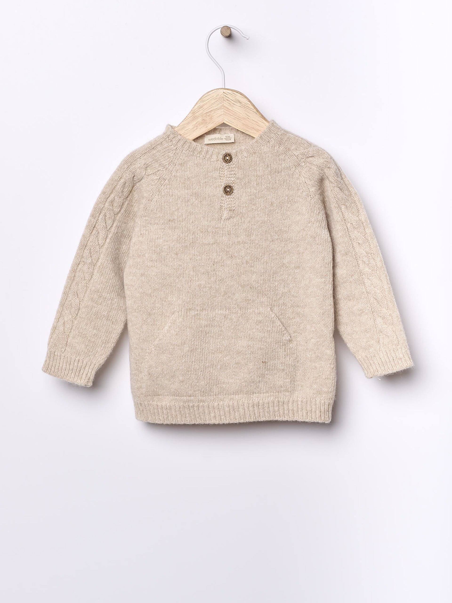 Knitted wool sweater