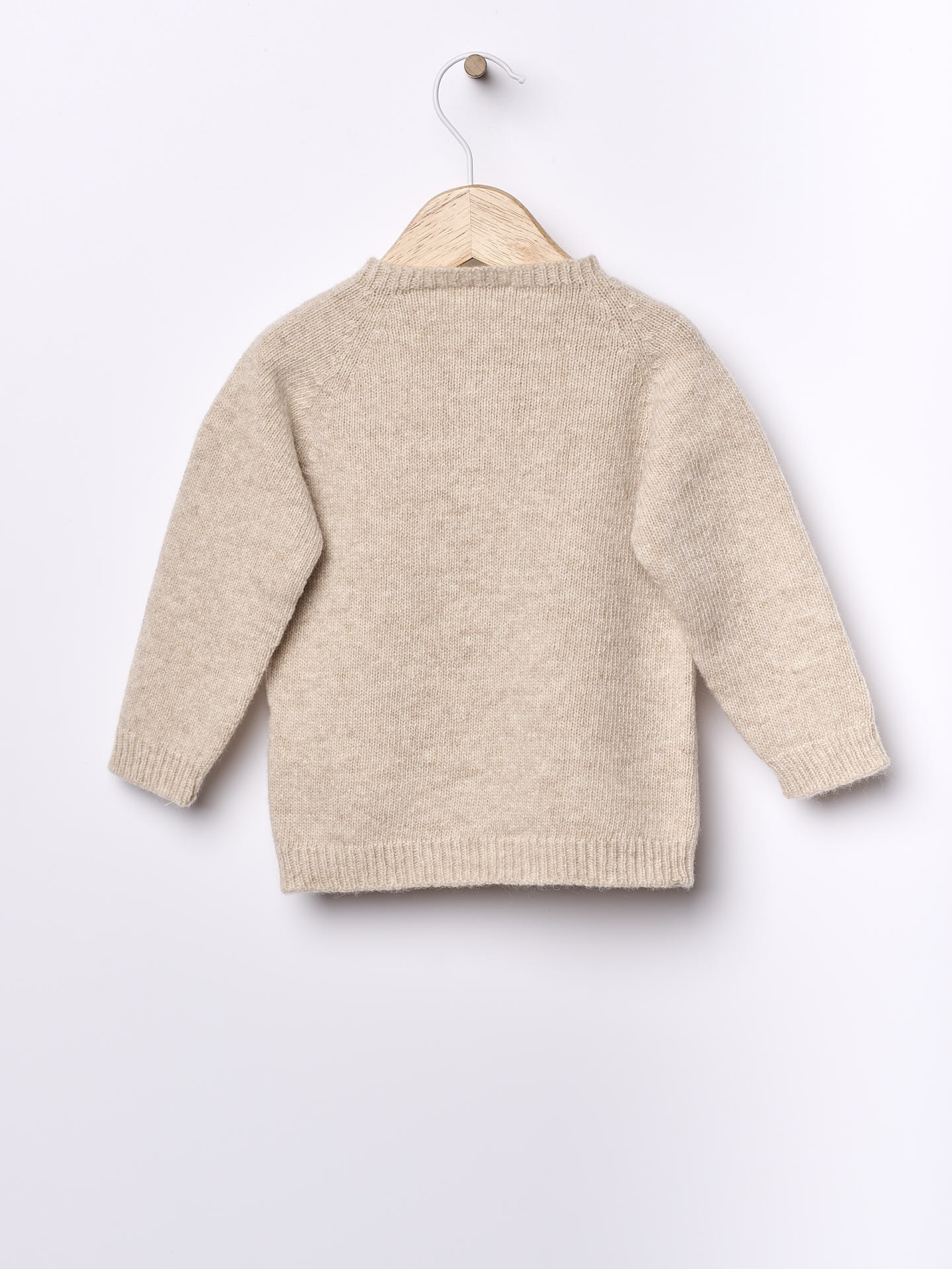 Knitted wool sweater