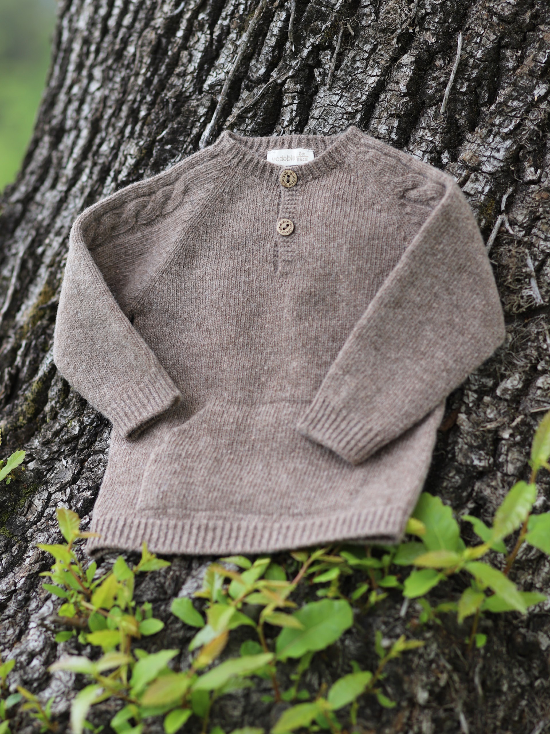 Knitted wool sweater