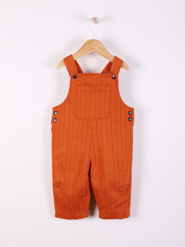 Twill dungarees
