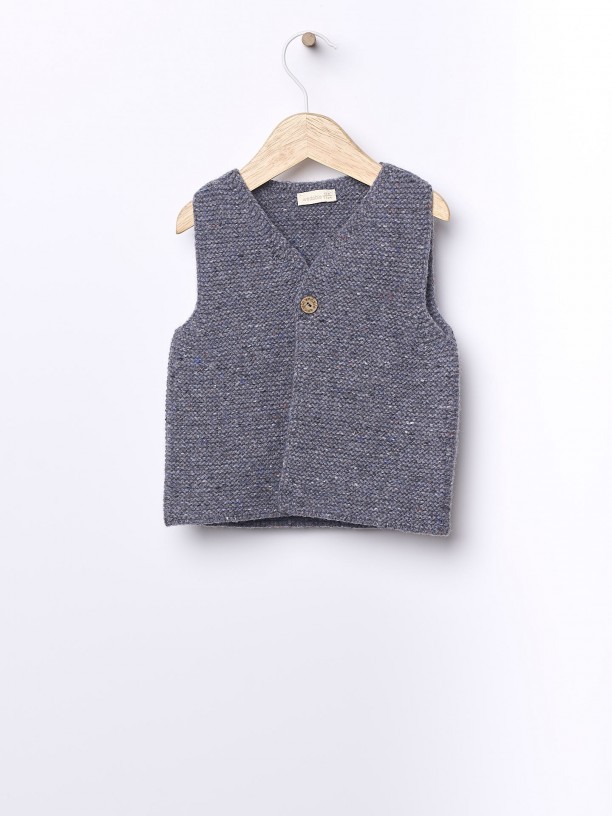 Knitted vest Knitted vest
