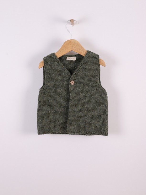 Knitted vest Knitted vest