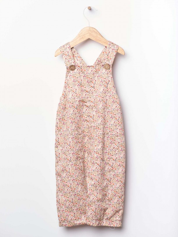 Floral dungarees Floral dungarees