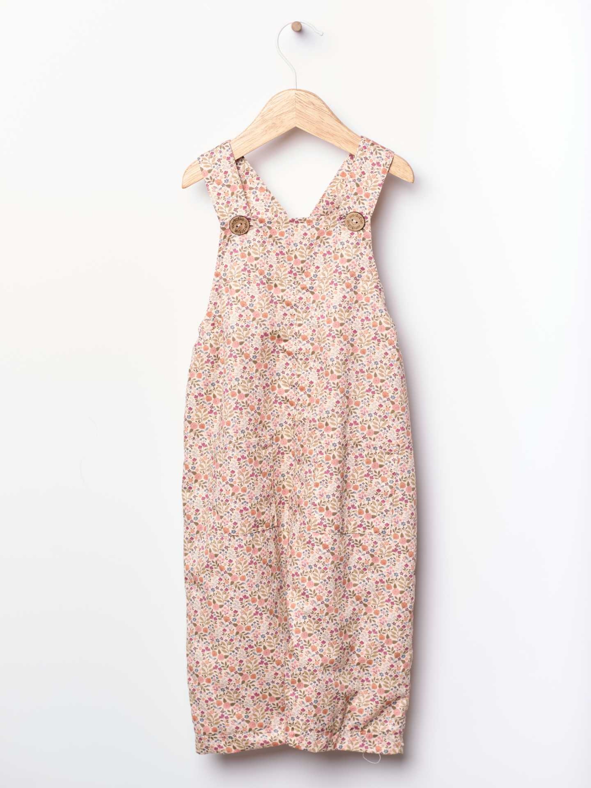 Floral dungarees