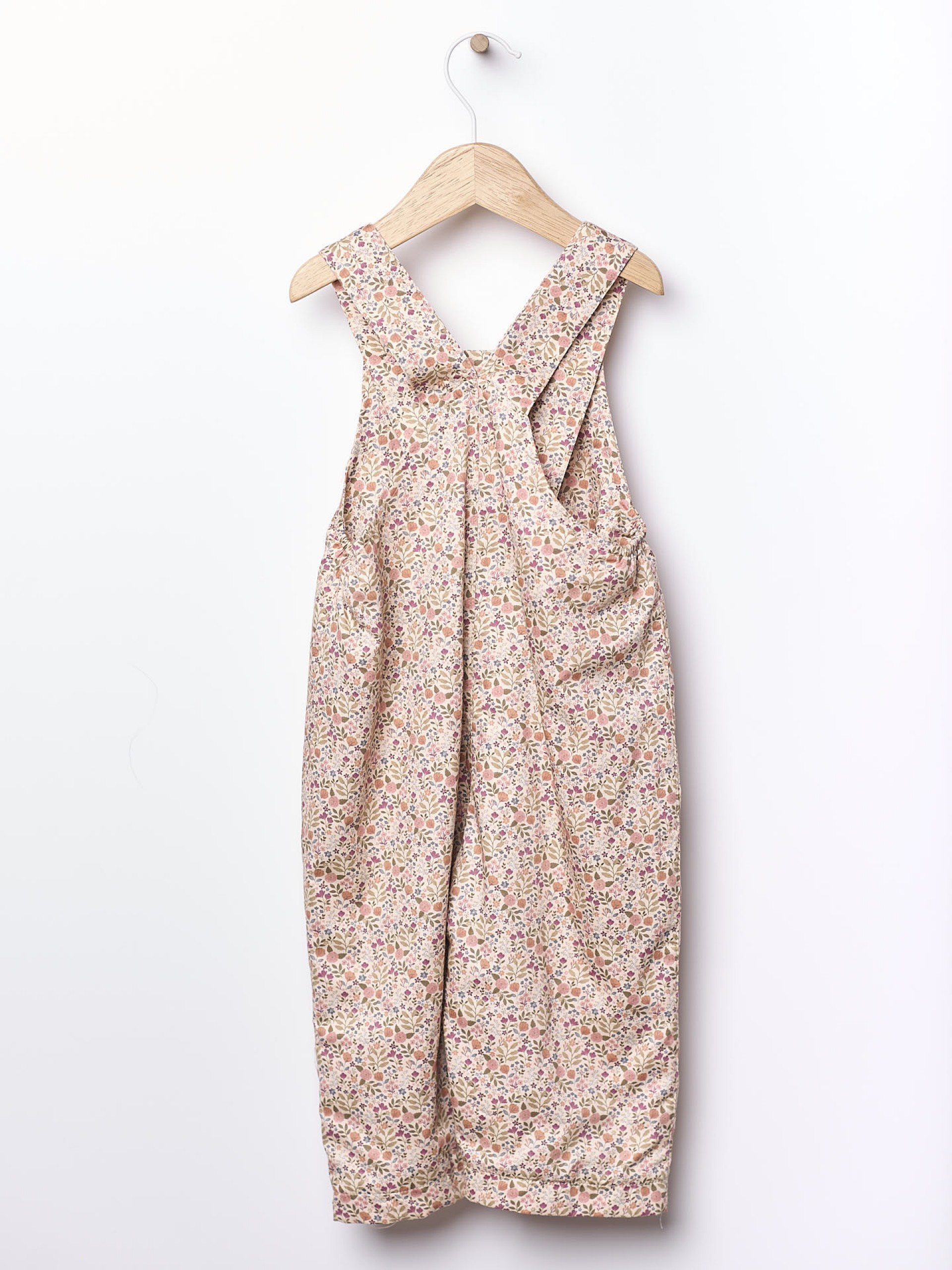 Floral dungarees
