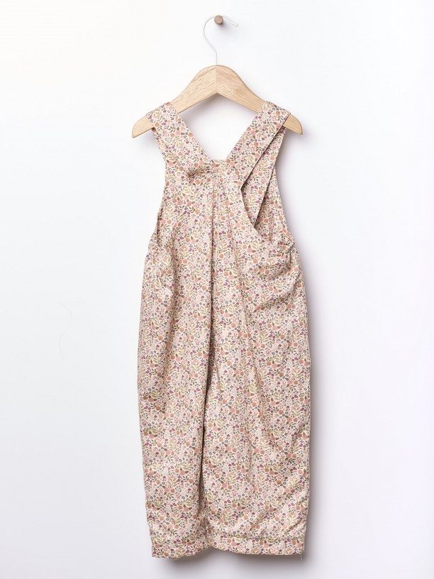 Floral dungarees Floral dungarees