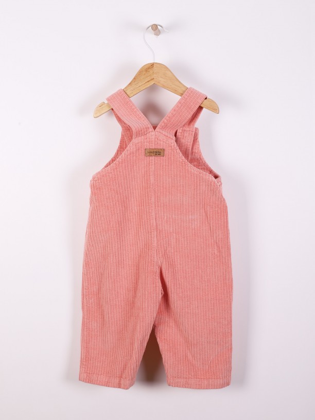 Bombazine dungarees