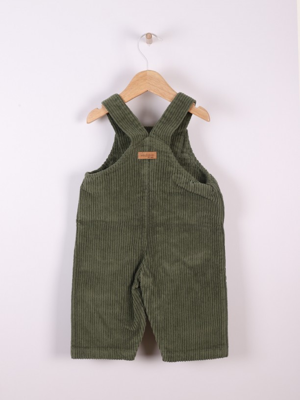 Bombazine dungarees