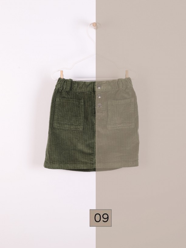 Bombazine skirt