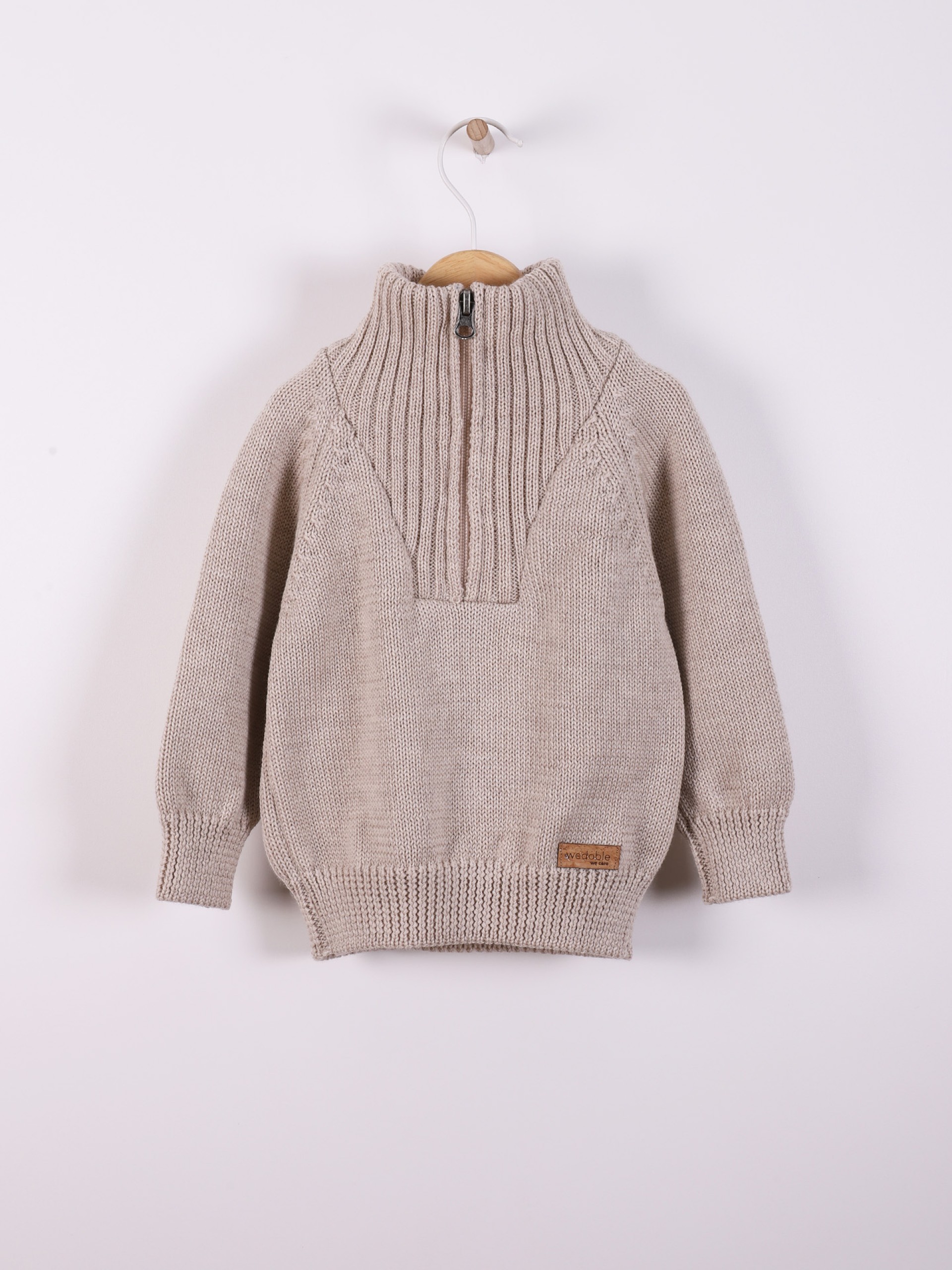 Knitted wool sweater