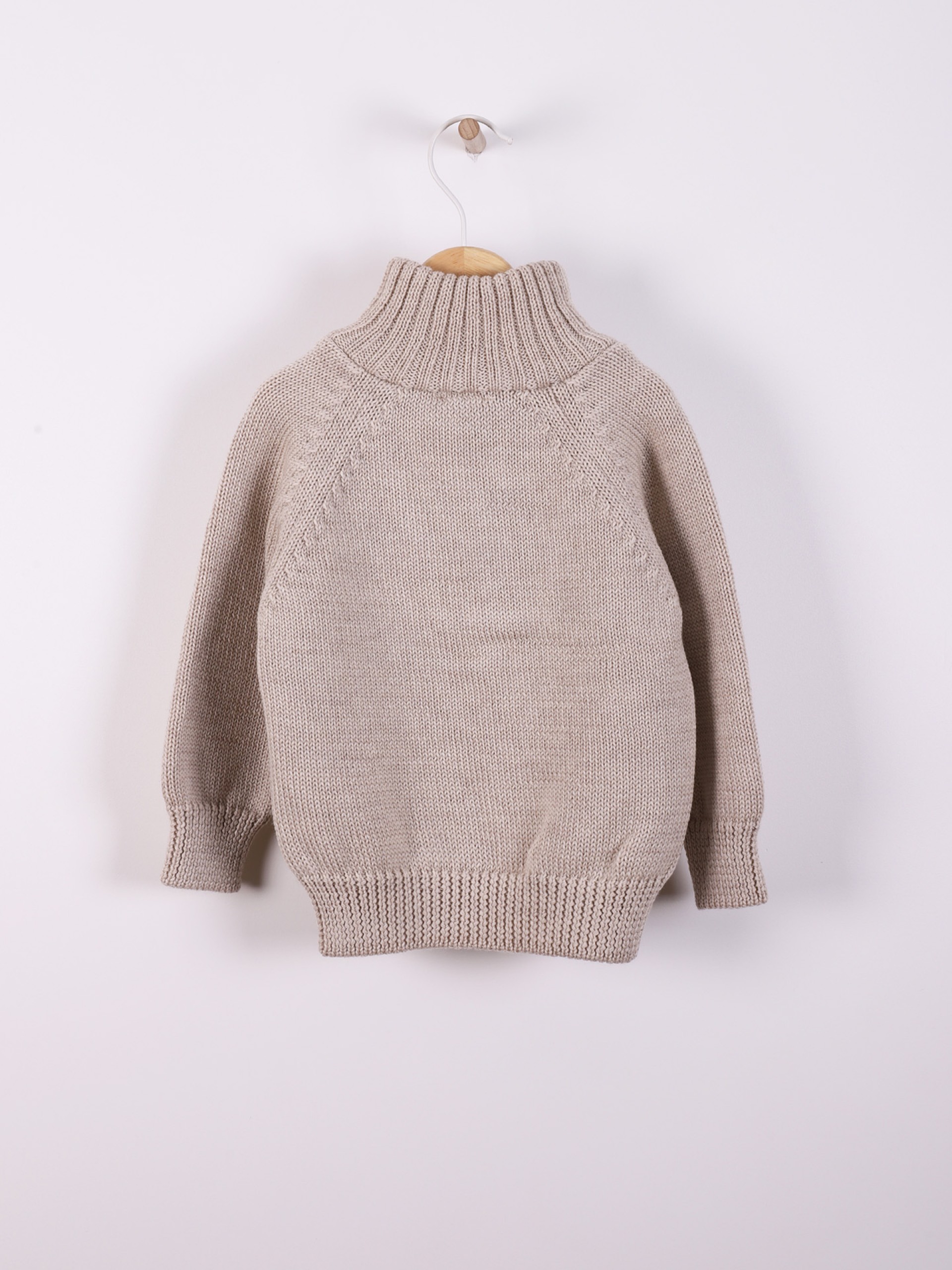 Knitted wool sweater