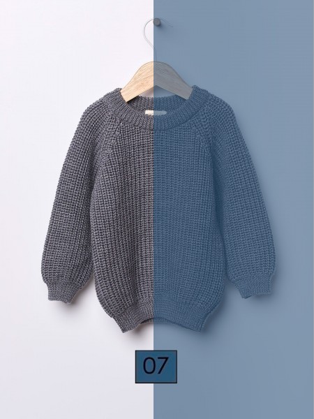 Knitted wool sweater