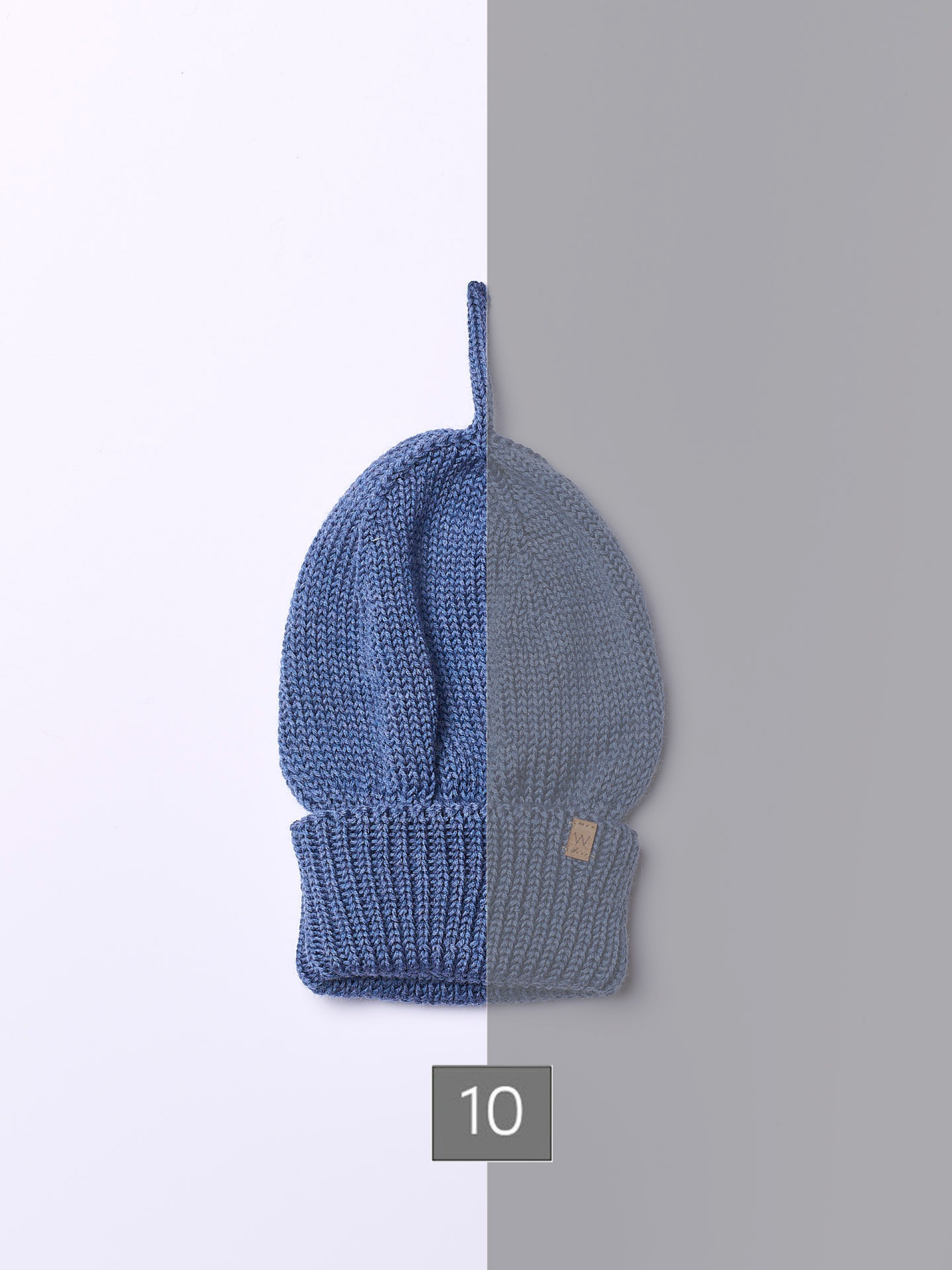 Knitted wool beanie