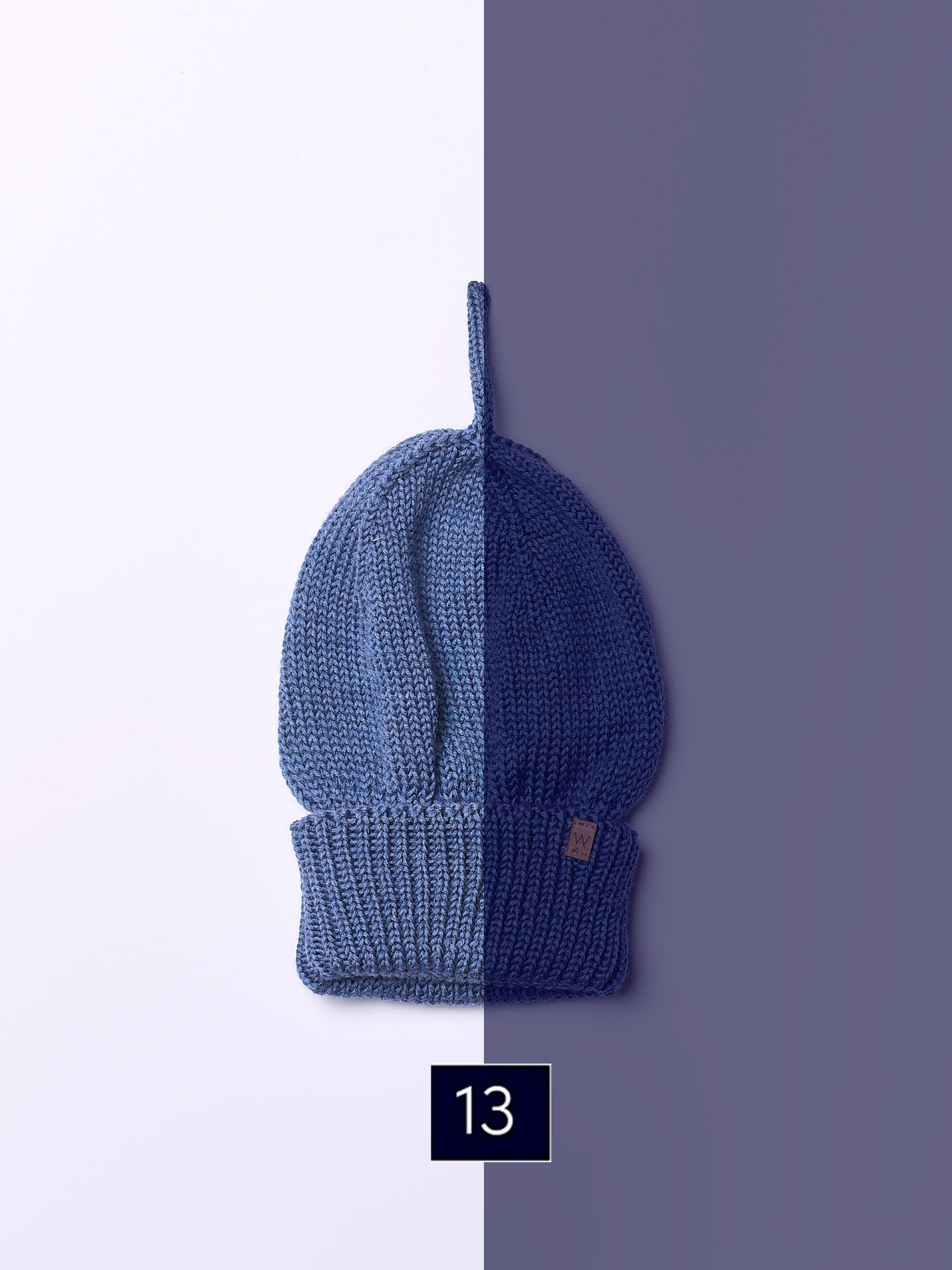 Knitted wool beanie