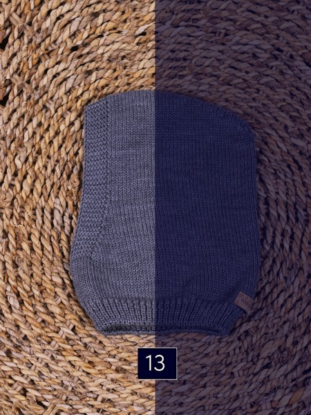 Knitted wool balaclava