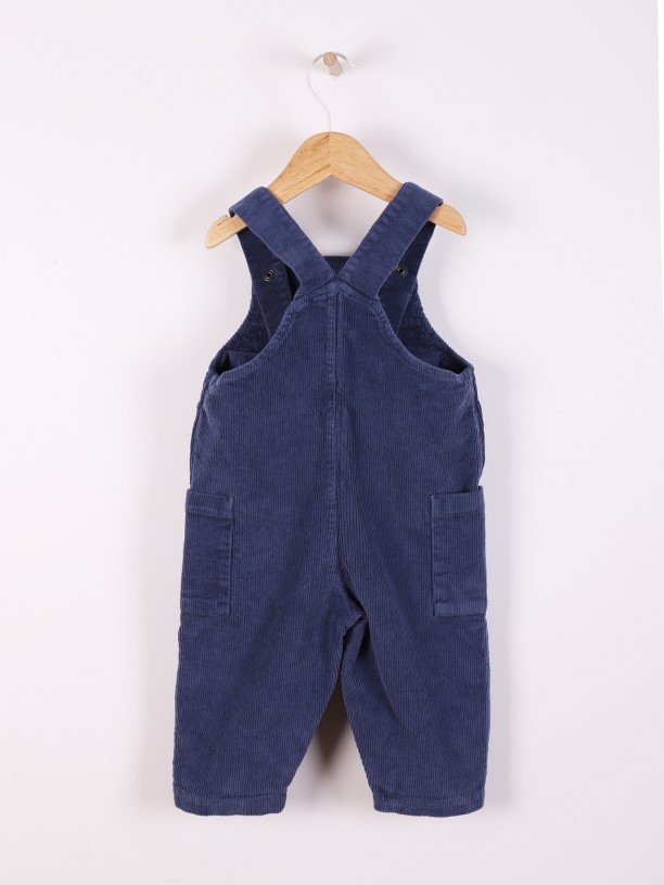 Bombazine dungarees
