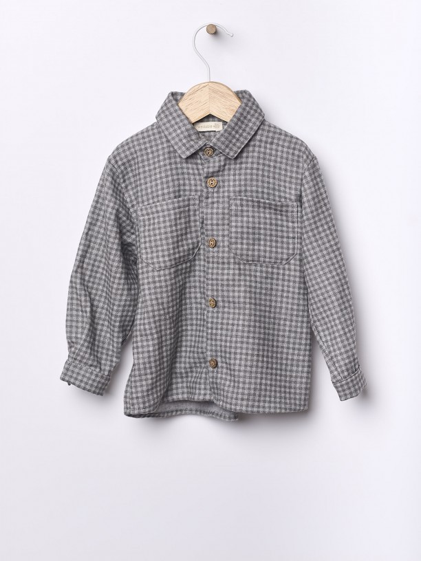 Vichy plaid shirt