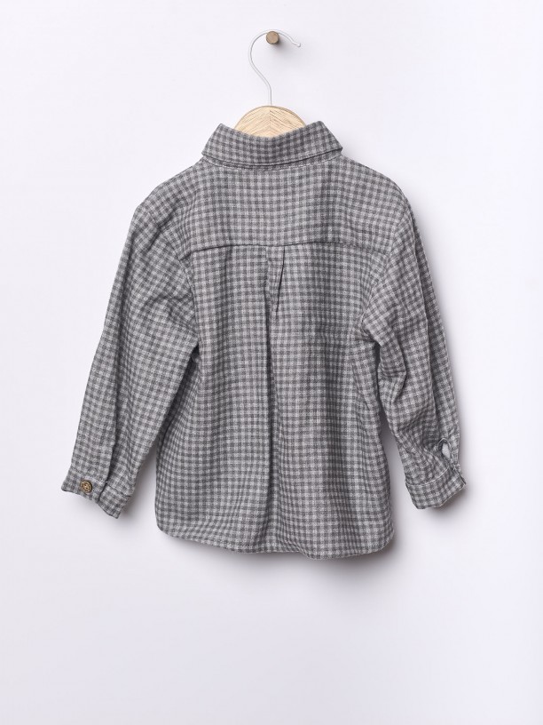 Vichy plaid shirt