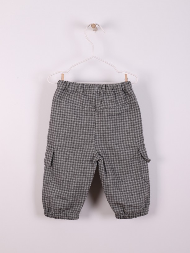 Vichy plaid trousers Vichy plaid trousers