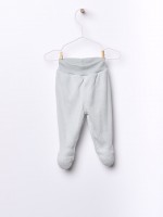 Cotton trousers with feet Cotton trousers with feet