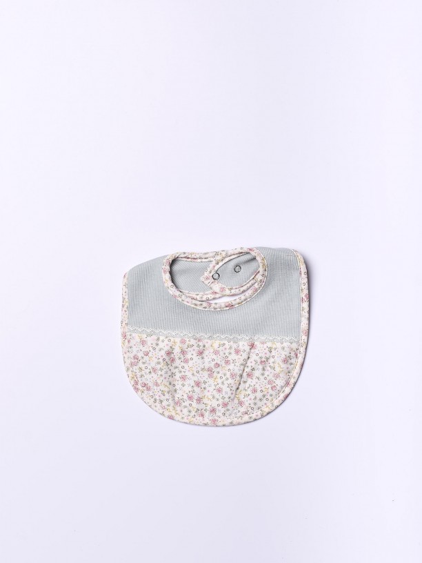 Baby bib in cotton