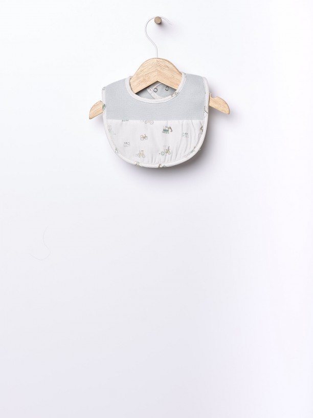 Baby bib in cotton Baby bib in cotton