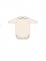 Body com gola redonda Body com gola redonda