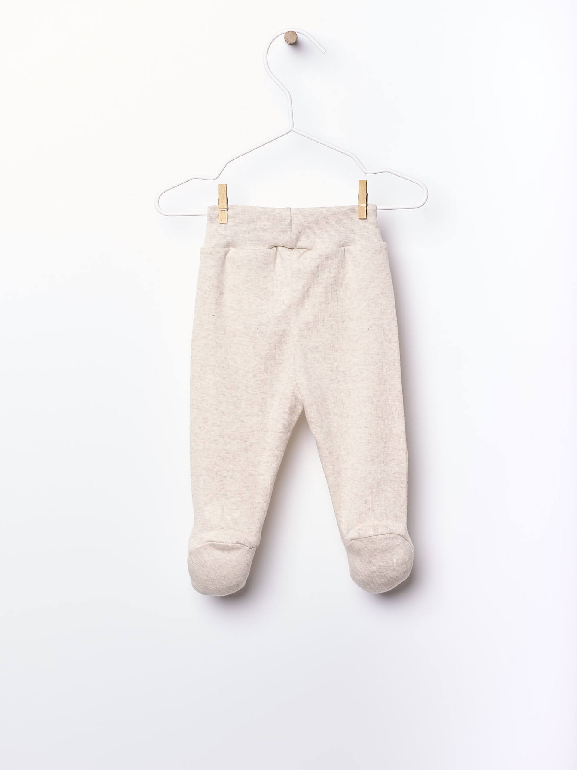 Cotton trousers with feet
