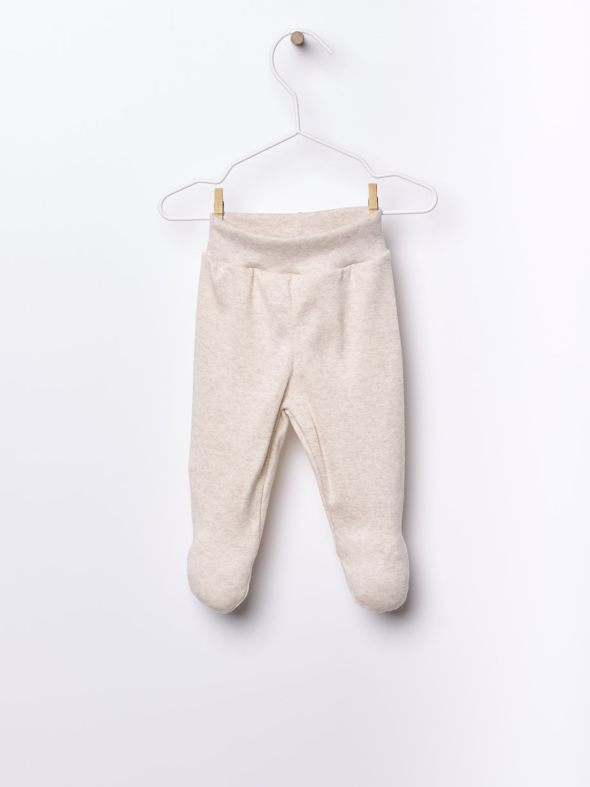 Cotton trousers with feet