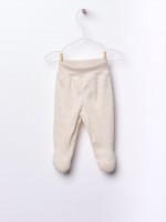 Cotton trousers with feet Cotton trousers with feet