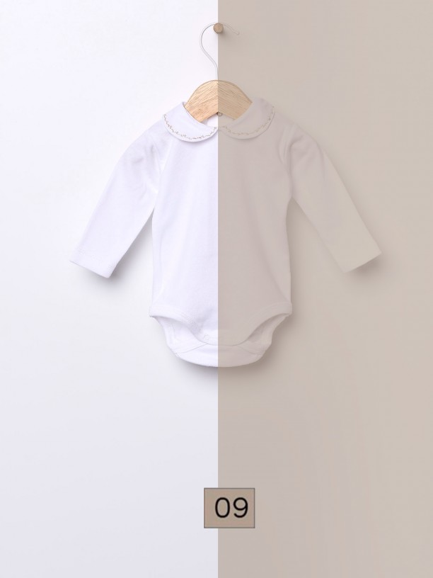 Round neck bodysuit