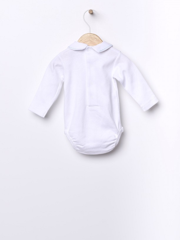 V-neck bodysuit