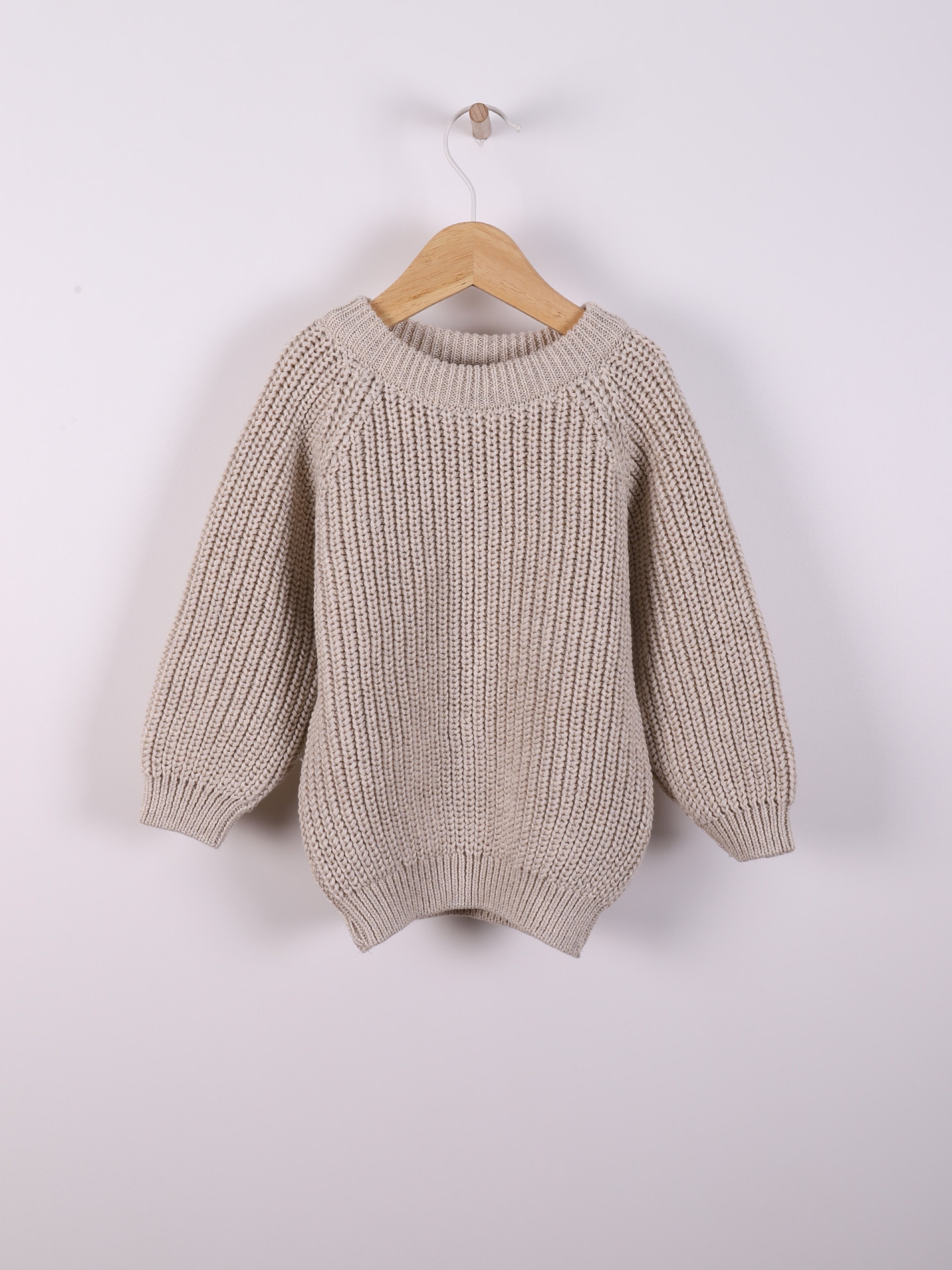 Knitted cotton sweater