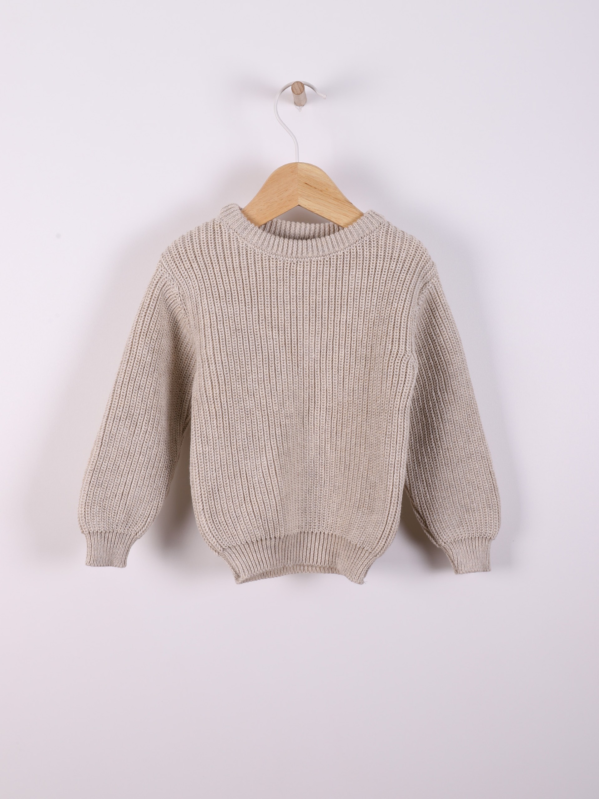 Knitted cotton sweater