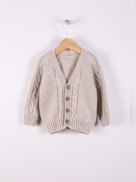 V-neck cardigan