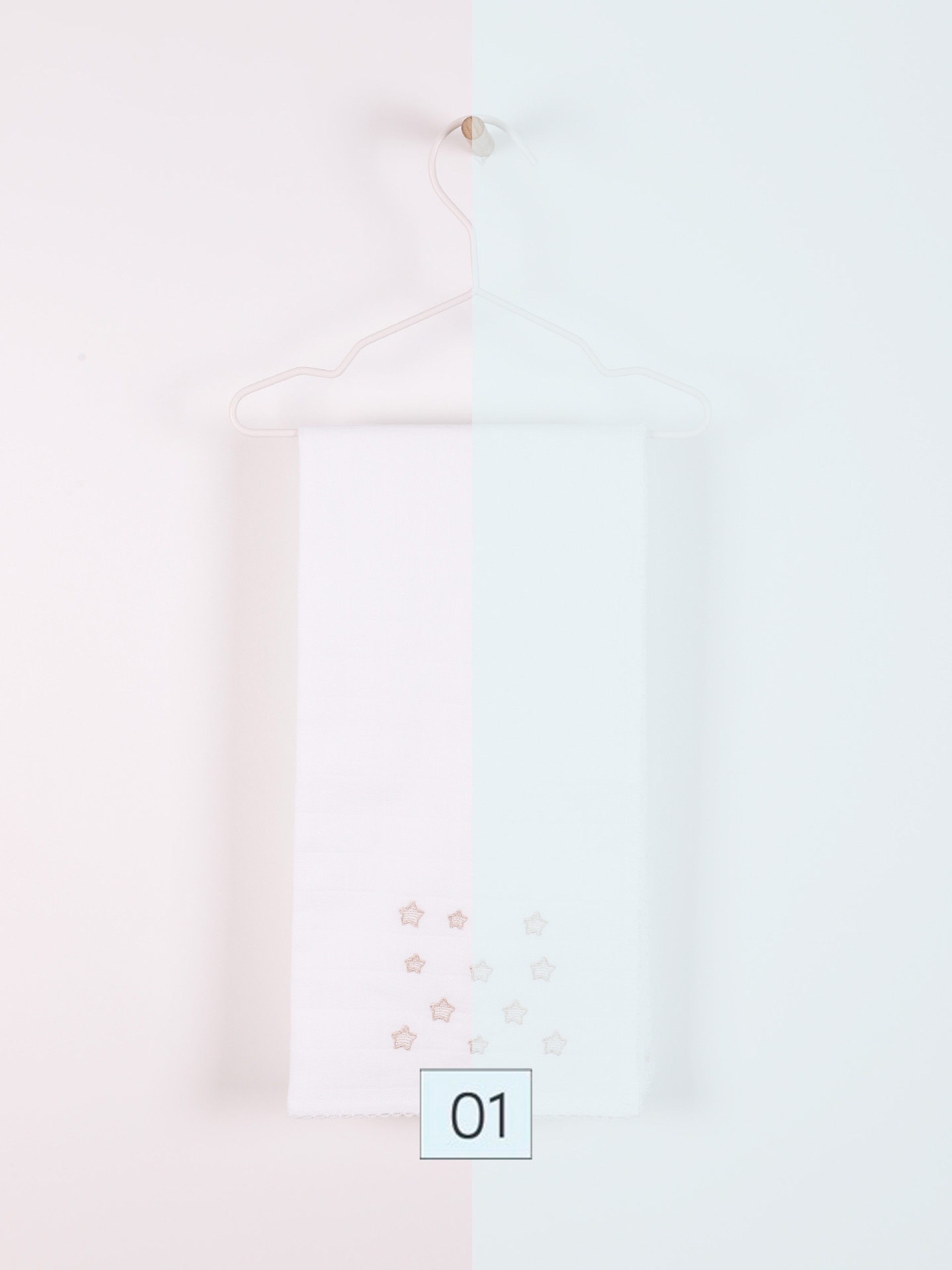 Fralda com estrelinhas