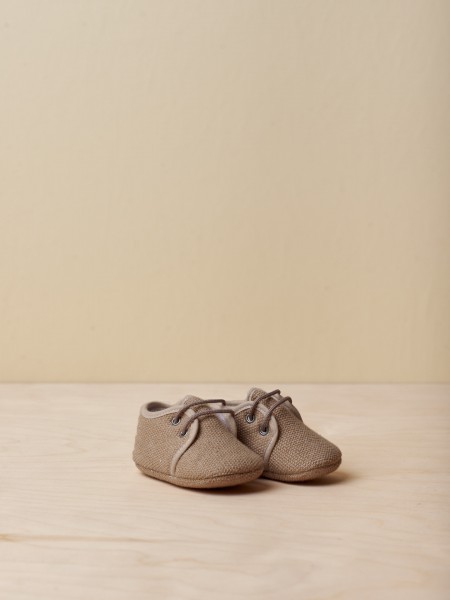 Lace up baby shoes